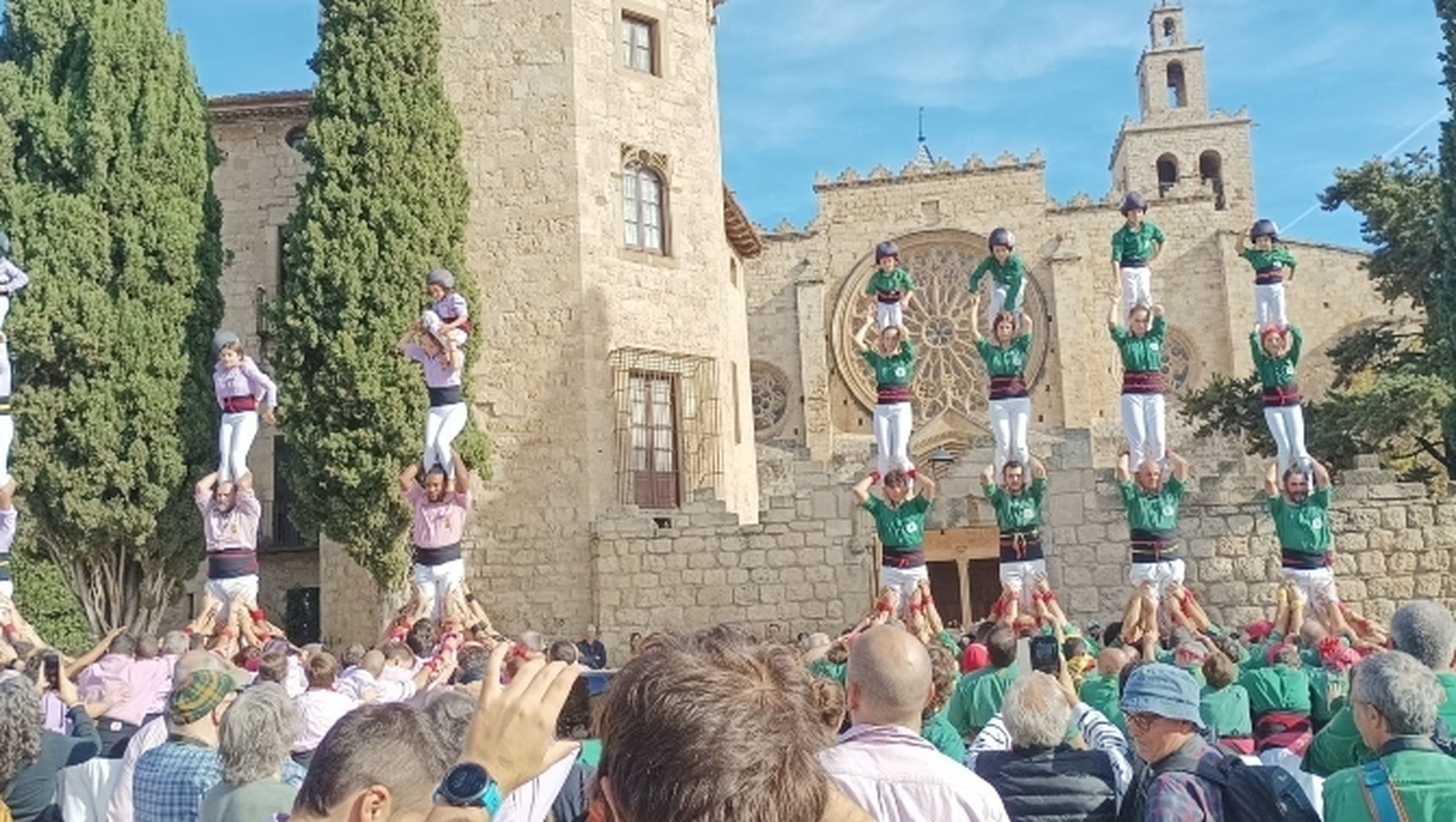 Terrassa es prepara per al castell 10