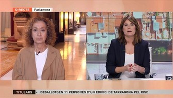  Ester Capella: "S'està posant de moda el barraquisme vertical" 