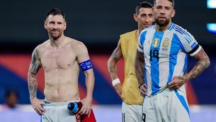 Messi, Di María i Otamendi, tres històrics de l'Argentina (EFE)