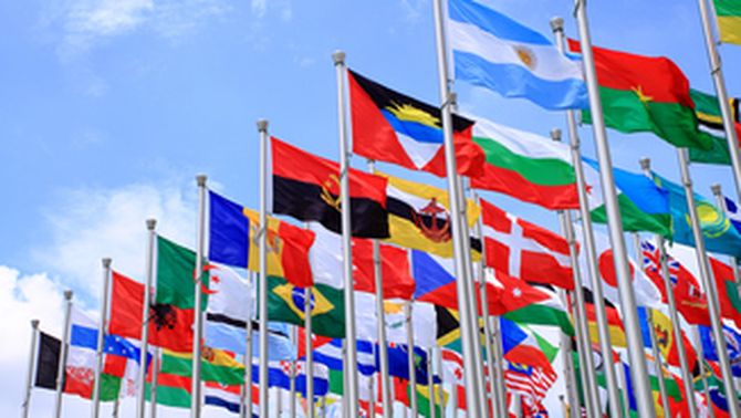 Banderes de països reconeguts internacionalent
