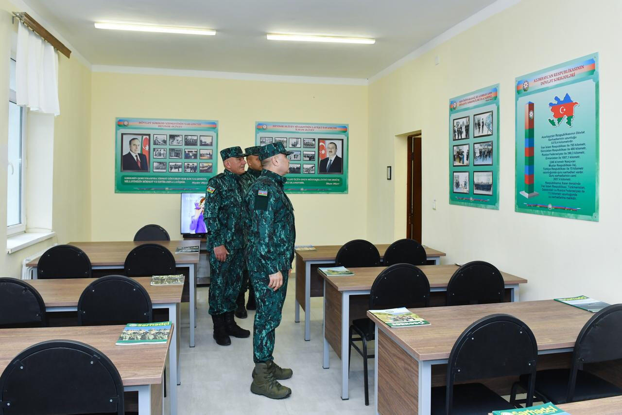 Пограничная застава "Алыкейханлы" сдана в пользование после капремонта