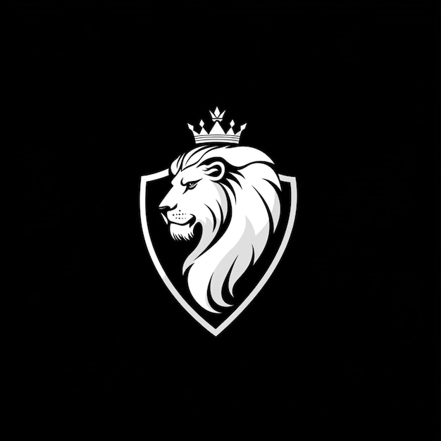 Photo minimalist lion logo