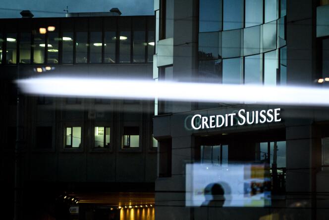 Une agence de Credit Suisse, à Genève, en 2018. 