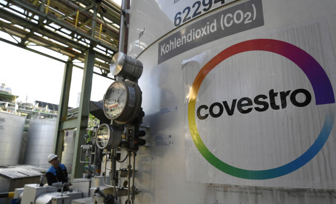 Dans une usine Covestro, à Dormagen (Allemagne), le 11 février 2020.