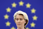 La présidente de la Commission européenne, Ursula von der Leyen, à Strasbourg, le 18 juillet 2024.