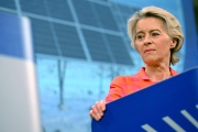  Ursula von der Leyen, à Bruxelles, le 20 septembre 2024.  