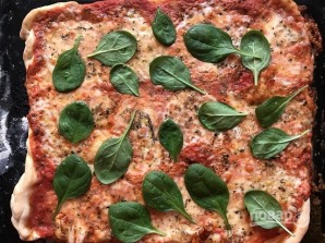 Потрясающая итальянская пицца с моцареллой - фото шаг 12