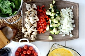 Фриттата с овощами и сыром - фото шаг 2