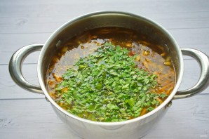 Гречневый суп с баклажанами - фото шаг 6