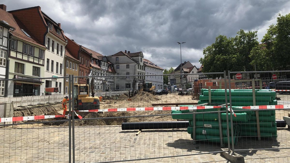 Der dritte und vorerst letzte Abschnitt der Holzberg-Sanierung in Helmstedt läuft. 