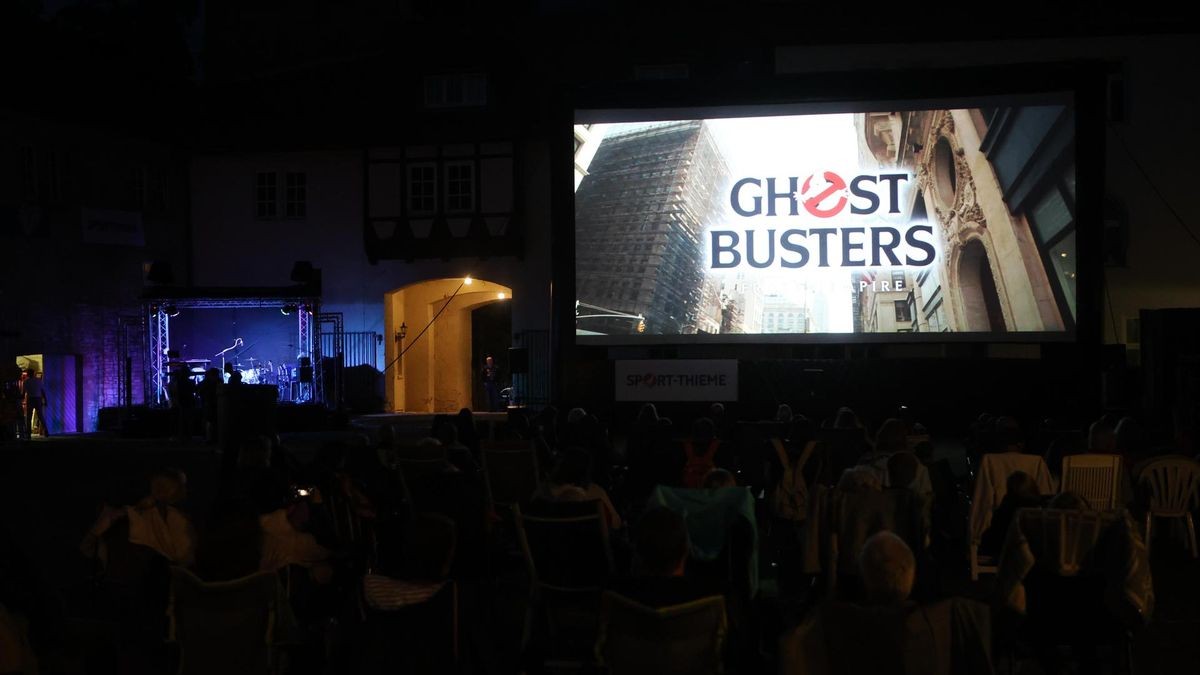 „Ghost Busters – Frozen Empire“ stand am ersten Abend des Schöninger Freiluft-Kinofestivals Schönywood auf dem Programm.