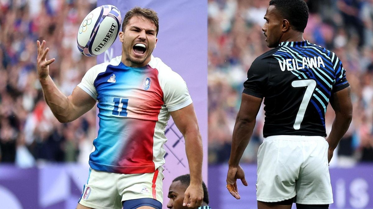 Goldstück: Superstar Antoine Dupont (27) hat Frankreich zum Olympiasieg im Siebener-Rugby geführt.