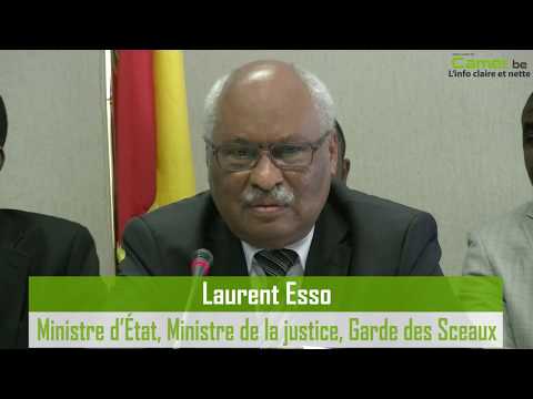 Laurent Esso conteste la notion de grève des avocats à Bruxelles