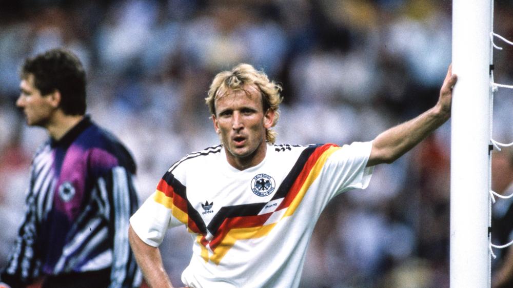 Andreas Brehme: Andreas Brehme bei der Weltmeisterschaft 1990 in Italien