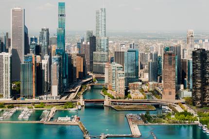 Chicago: Chicago liegt am Lake Michigan, bei Starkregen stehen schnell ganze Straßen unter Wasser