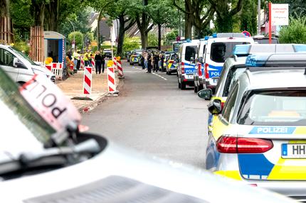 Polizeieinsatz in Hamburg: Ein nervöser Vormittag