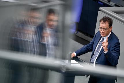 Bundesentwicklungsminister Gerd Müller (CSU) im Bundestag: Müller wurde nun ffiziell für einen UN-Spitzenposten nominiert.