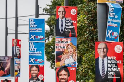 Vor der Wahl in Brandenburg: AfD in Umfragen vorn, Woidke kündigt Rücktritt bei AfD-Sieg an