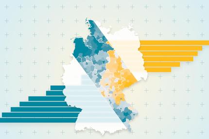 Wohneigentum: Beim Immobilieneigentum gibt es weiterhin große Unterschiede zwischen Ost und West.