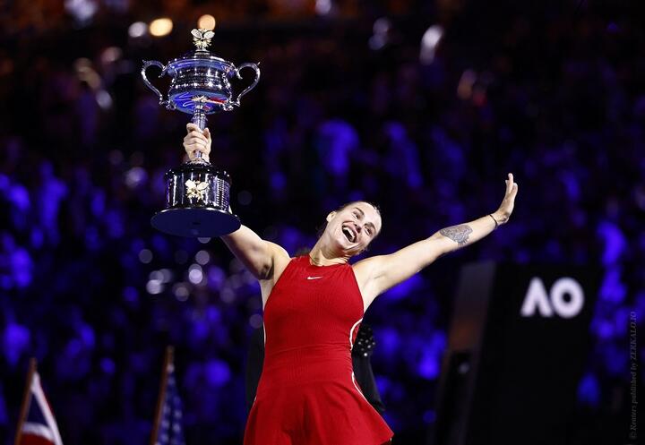 Арина Соболенко в финале Australian Open, 27 января 2024 года. Фото: Reuters