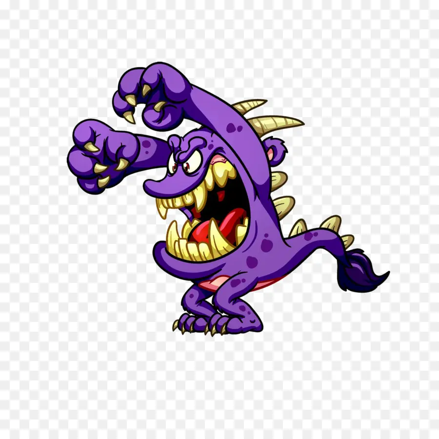 Monstre Violet，Violet PNG