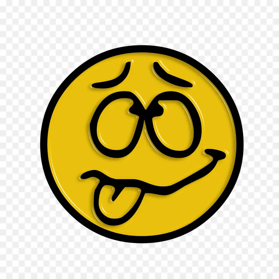 Emoji Visage Idiot，Expression PNG