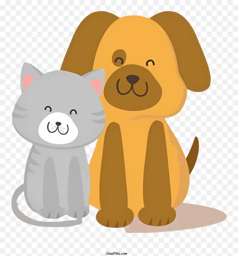 Chat Et Chien，Animal De Compagnie PNG