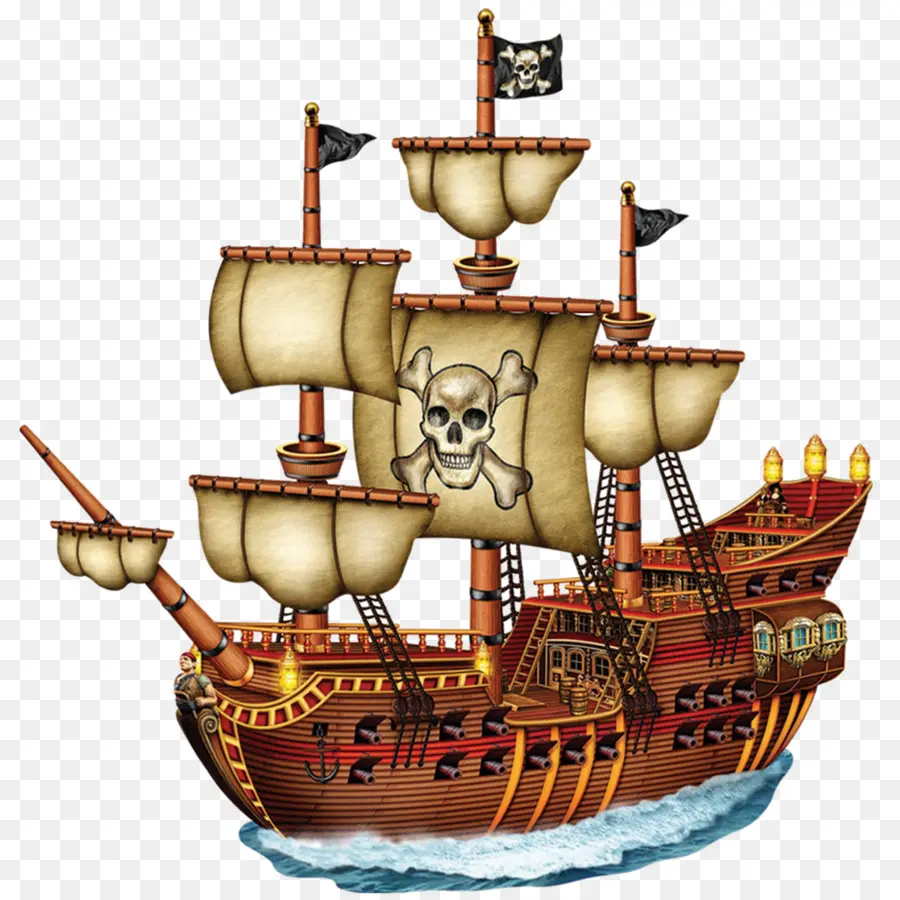 пиратство，корабль PNG