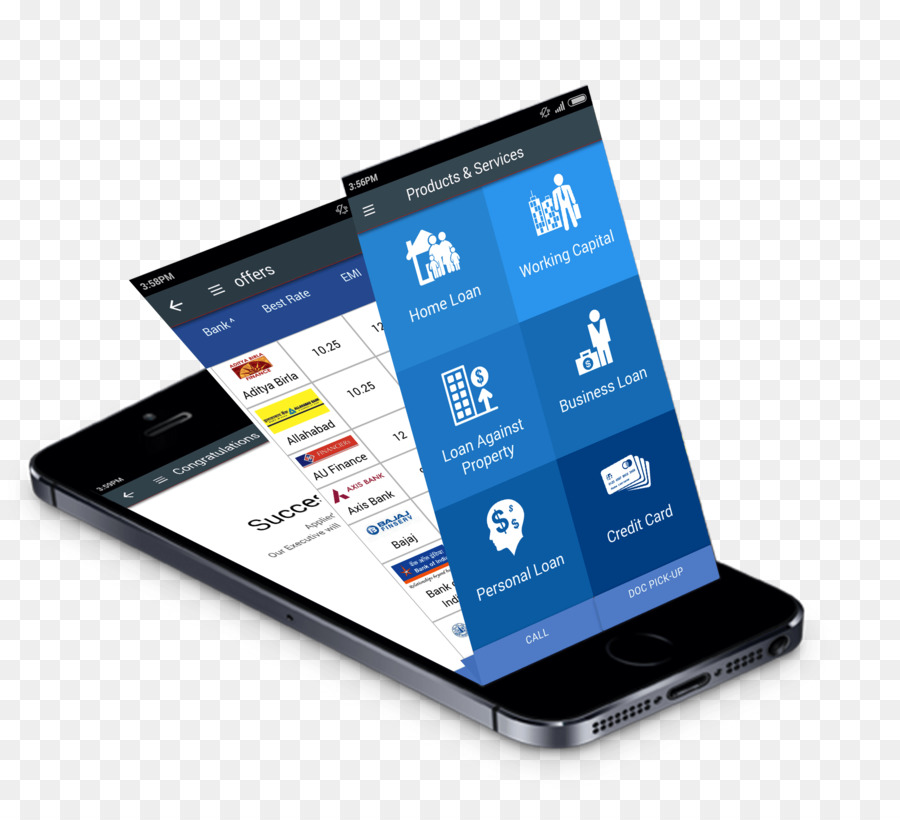 Мобильное банковское приложение，Смартфон PNG