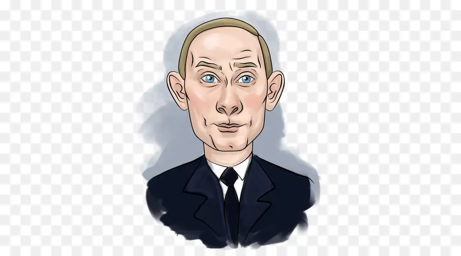 Владимир Путин，карикатура PNG