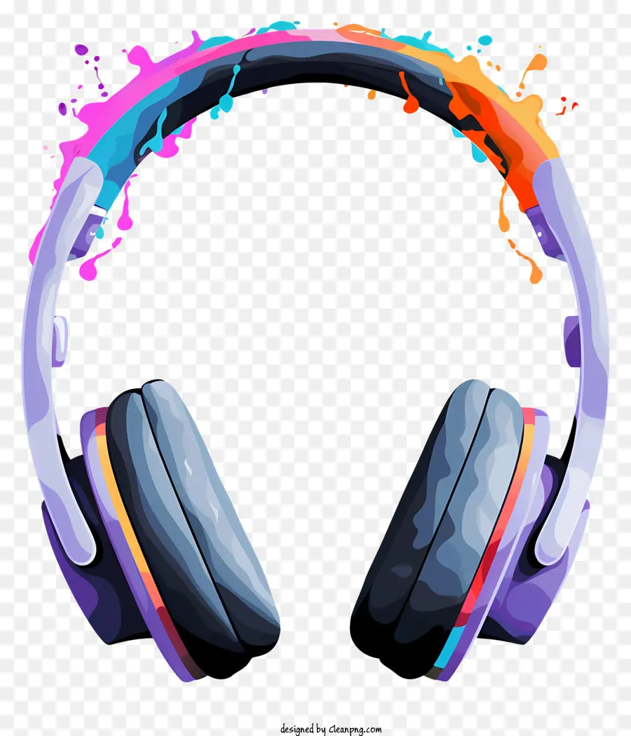 Headphones，прослушивания музыки PNG