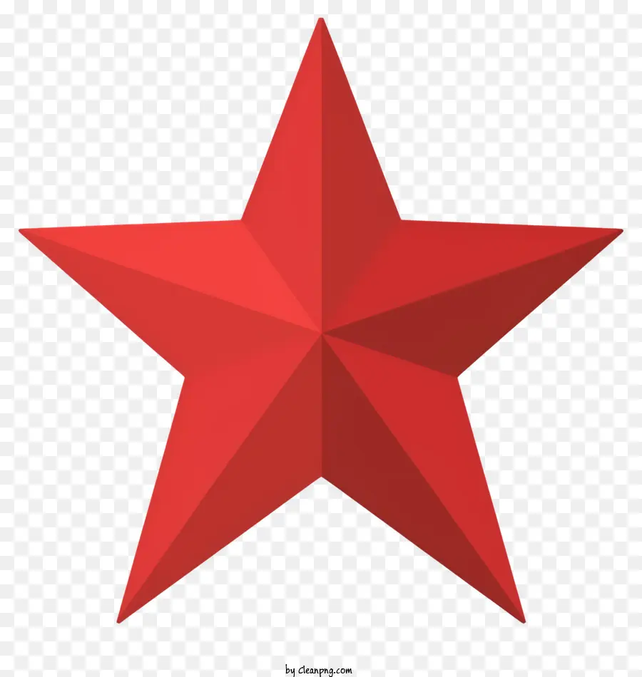 Иконка Red Star，черный фон PNG