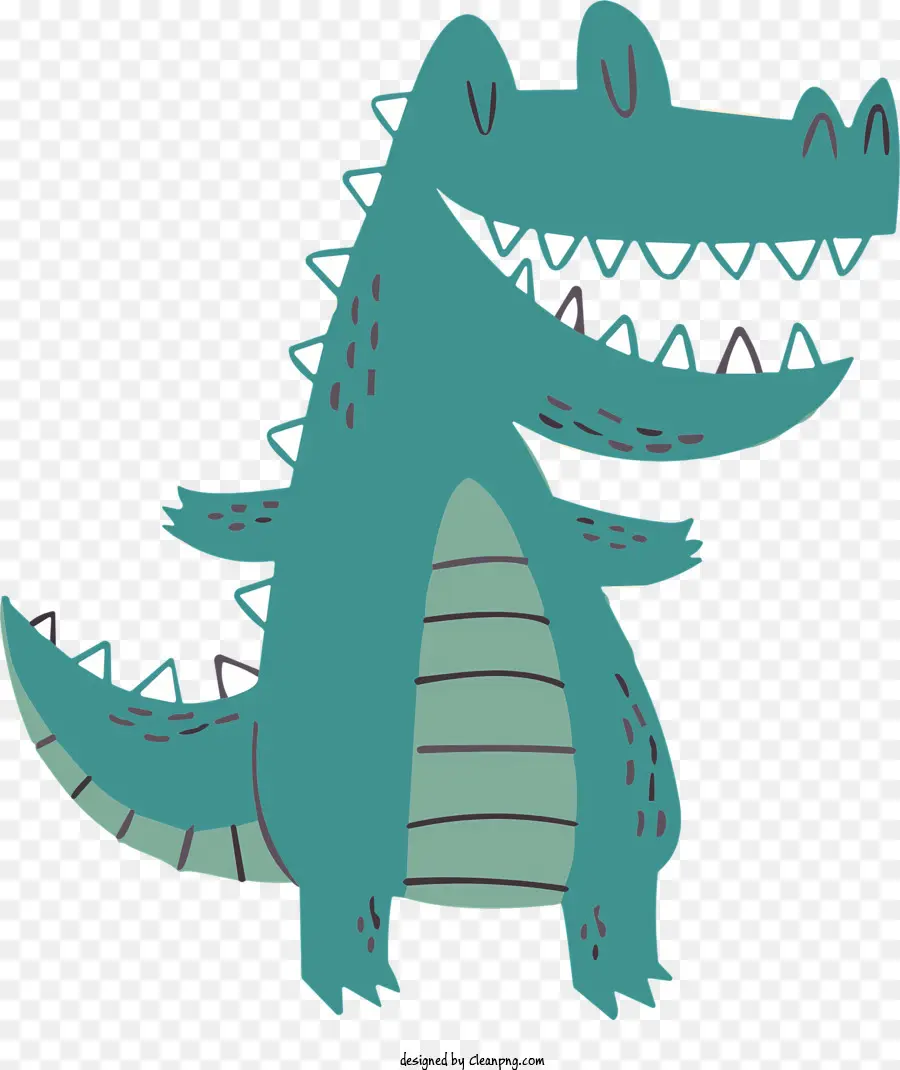 мультфильм крокодил，Большие челюсти PNG