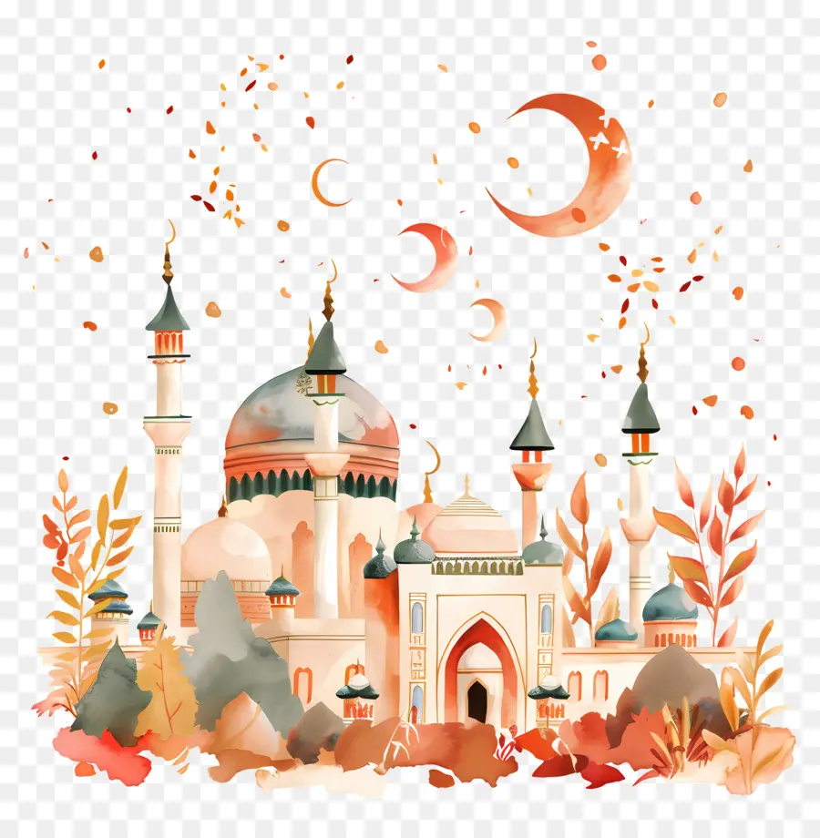 Исламский Новый Год，Мечеть PNG