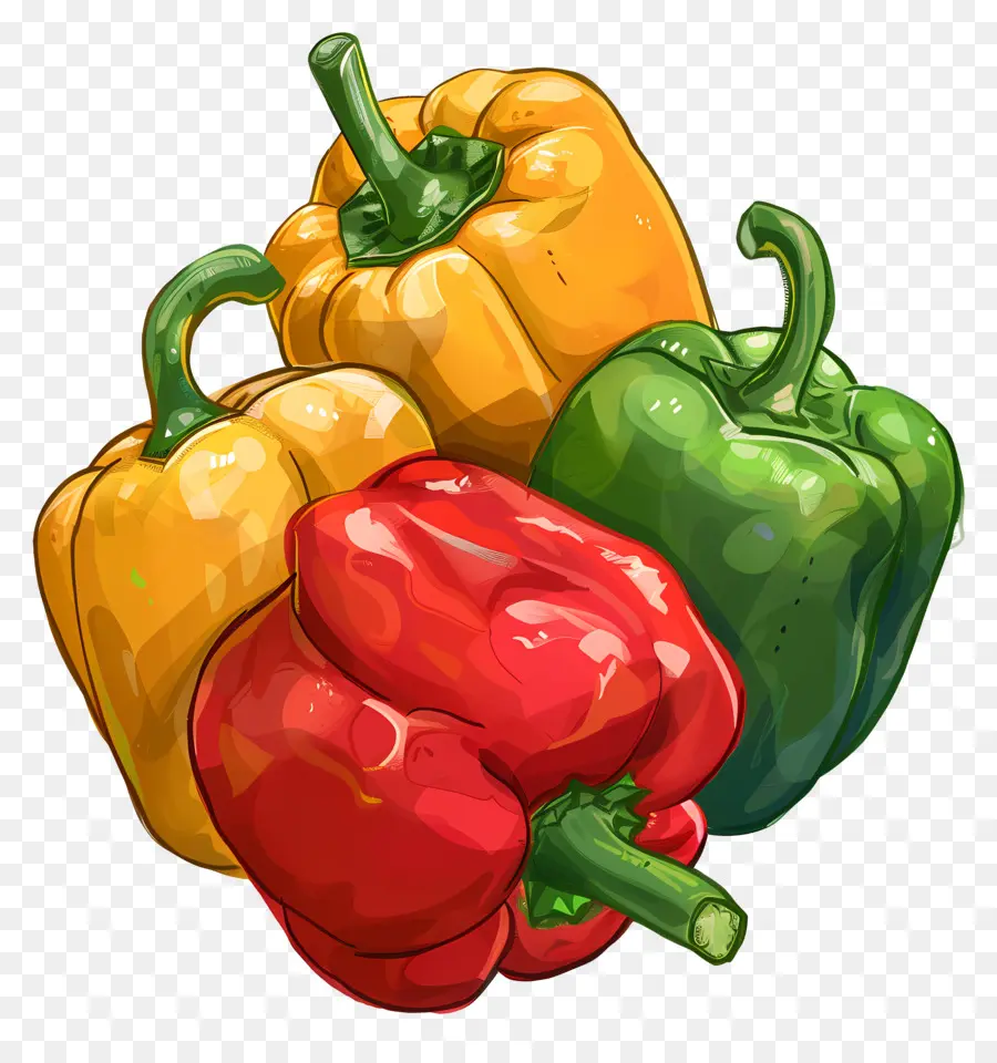 Bell Peppers，красный перец PNG