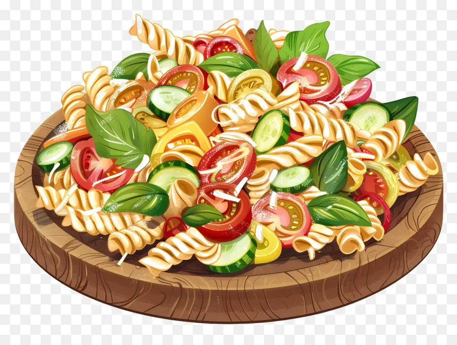 Pasta Salad，свежие овощи PNG