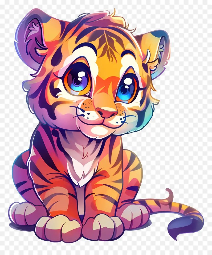 милый тигр，Tiger Cub PNG