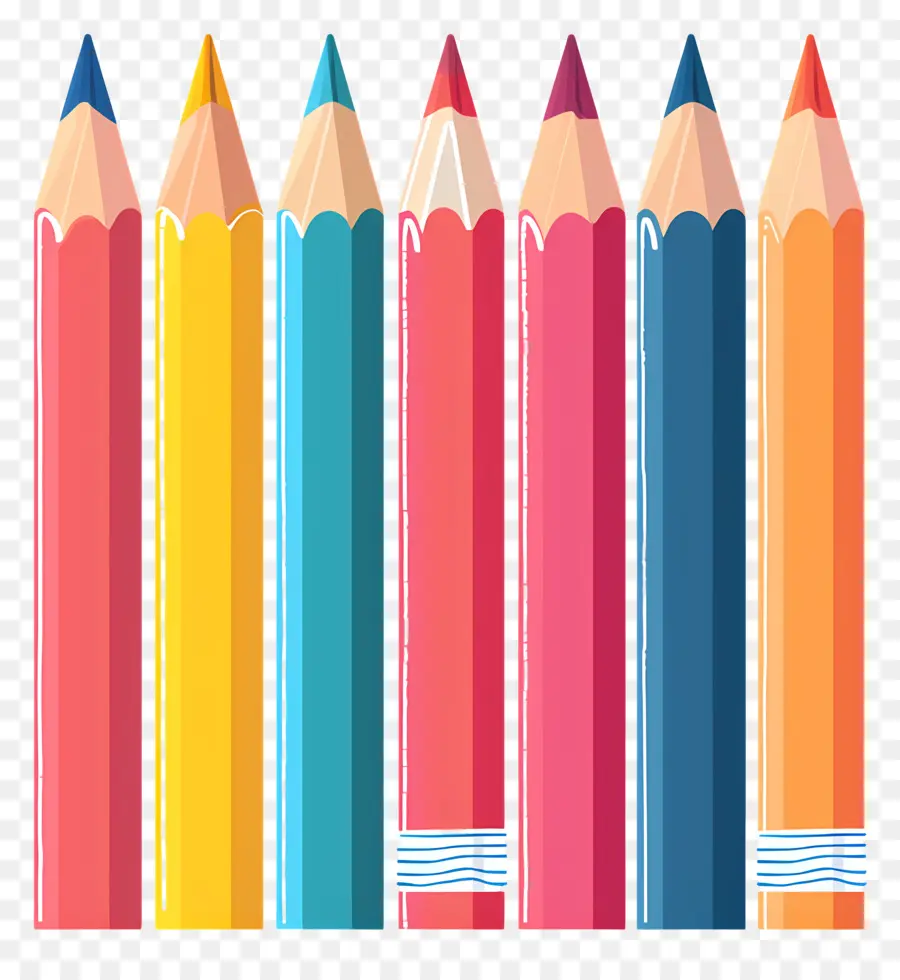 Карандаш，красочные карандаши PNG
