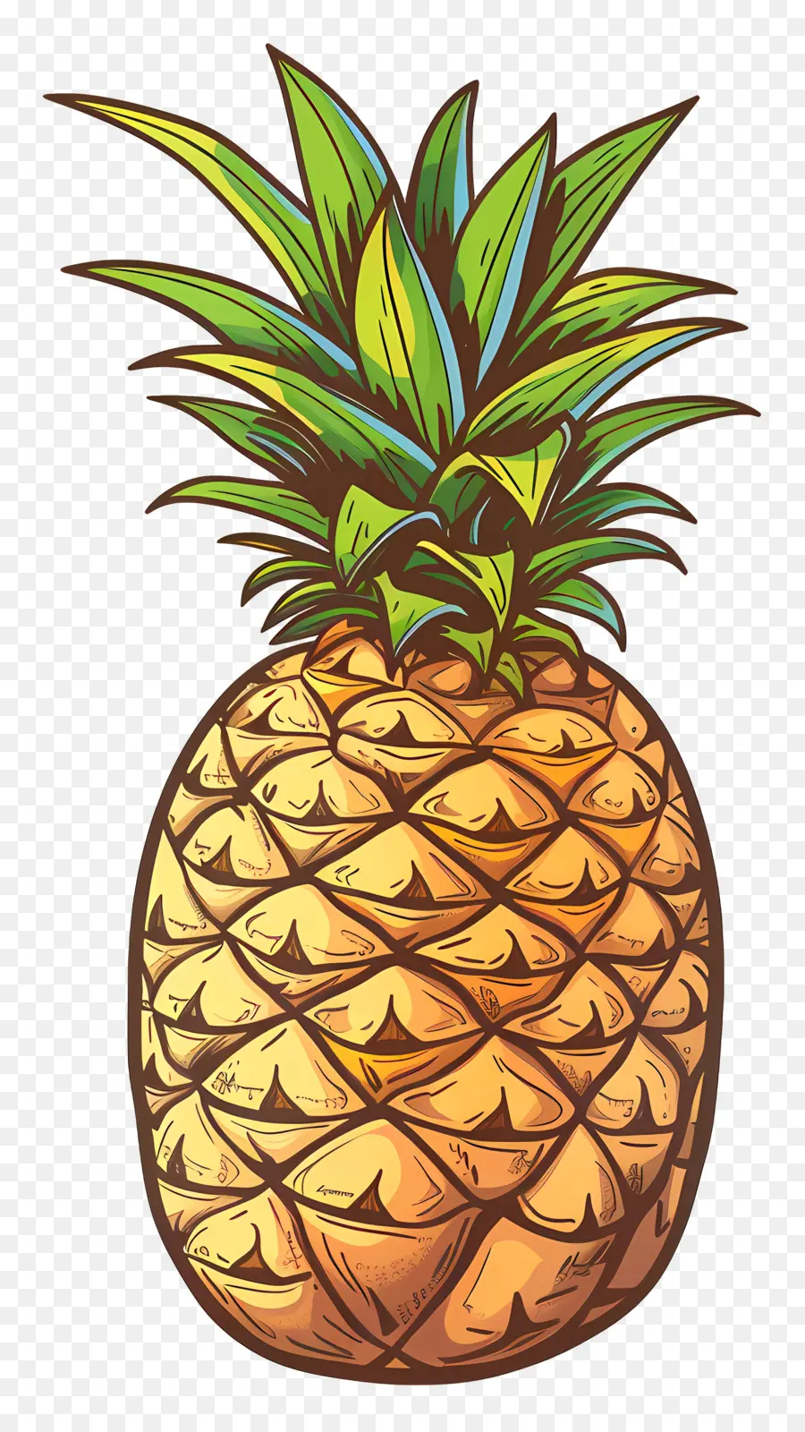 мультфильм ананас，Pineapple PNG