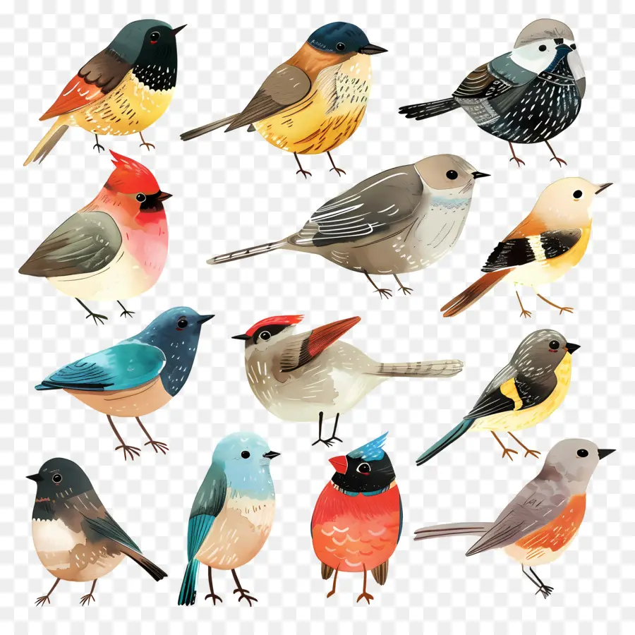 Птица，Birds PNG