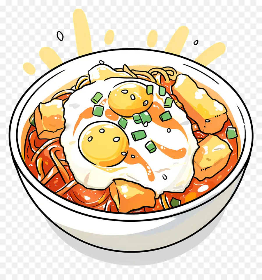 Сырье Ттеокбокки，Noodles PNG