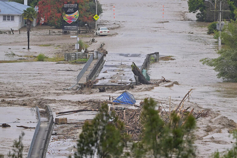 Cyclone Gabrielle hit New Zealand, bringing devastating floods and powerful winds