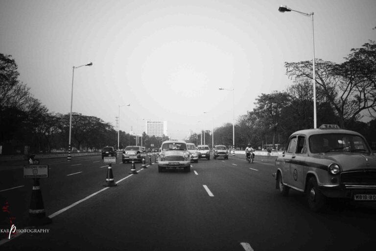A road in Kolkata.