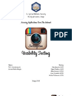 Instagram Usability Testing