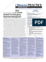 Sepsis, Severe Sepsis, and Septic Shock: Current Evidence For Emergency Department Management