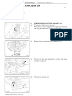 Lower Control Arm Assy LH: Replacement