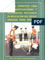 Manual Operativo - Policial - Procesal Penal