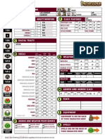 Beginner Box - Character Sheet