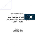 Pilipinas Kahirapan 1985-1986