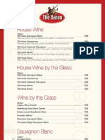 The Baron Wine List Woodmead